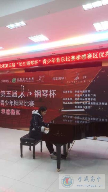 我校学子在“长江钢琴杯”青少年音乐比赛孝感赛区荣获第一名